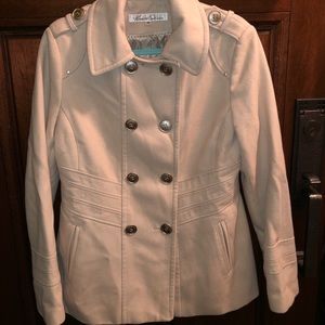 Beige pea coat